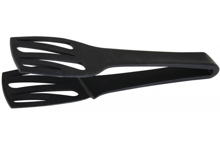 Pince de service professionnelle large en polyamide noir 28cm