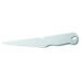 Couteau de décor en polymère blanc 27cm ultra-précis