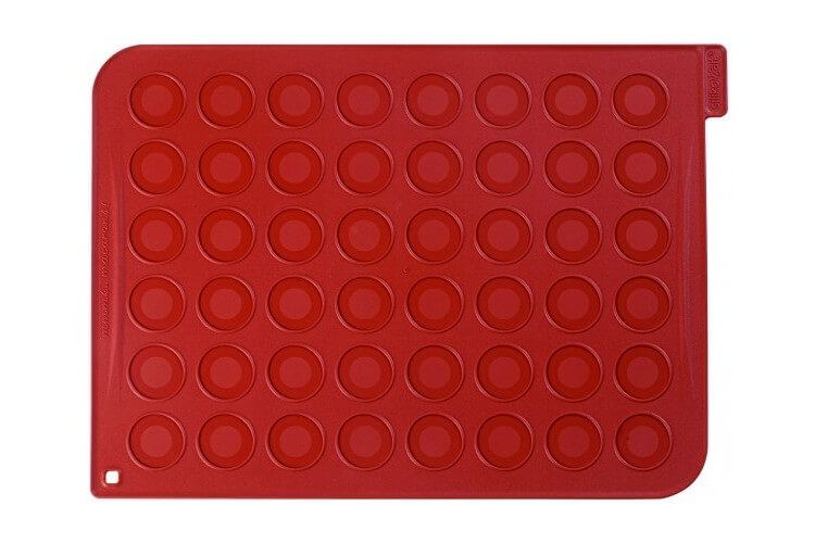 Plaque macarons en silicone 40x30cm 48 empreintes
