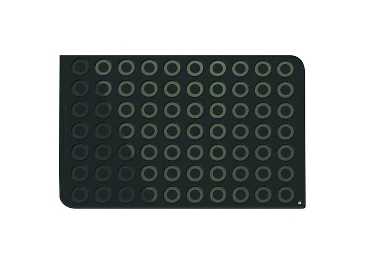 Plaque macarons en silicone 58x38cm 70 empreintes