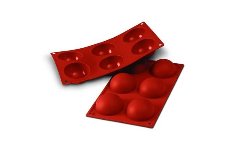 Moule professionnel en silicone Silicon Flex 300x175mm 6 demi-sphères