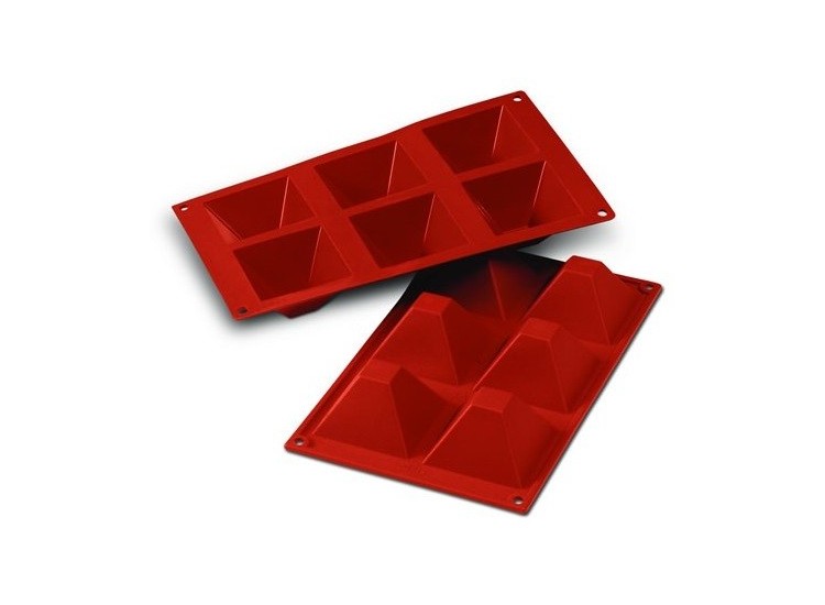 Moule en silicone professionnel Silicon Flex 300x175mm 6 pyramides