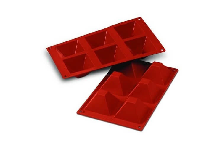 Moule en silicone professionnel Silicon Flex 300x175mm 6 pyramides