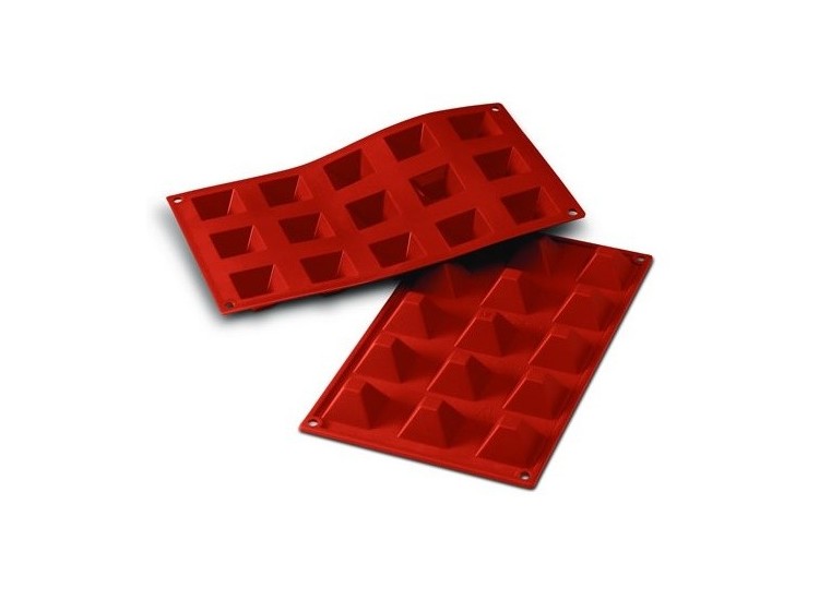 Moule en silicone professionnel Silicon Flex 300x175mm 15 pyramides