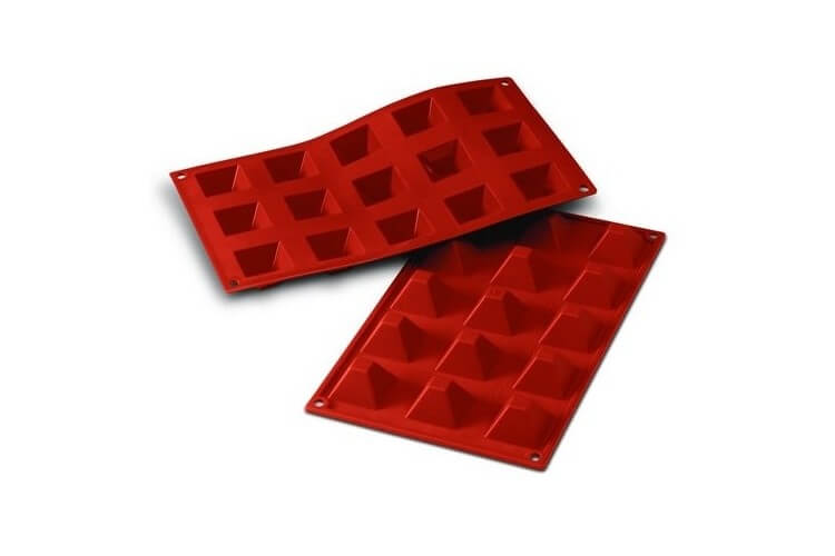 Moule en silicone professionnel Silicon Flex 300x175mm 15 pyramides