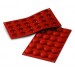 Moule en silicone professionnel Silicon Flex 300x175mm 24 pomponnettes 3.4cm