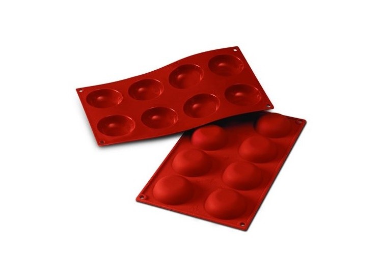 Moule en silicone professionnel Silicon Flex 300x175mm 8 pomponnettes 6cm