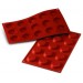 Moule en silicone professionnel Silicon Flex 300x175mm 15 mini tartelettes 4.5cm