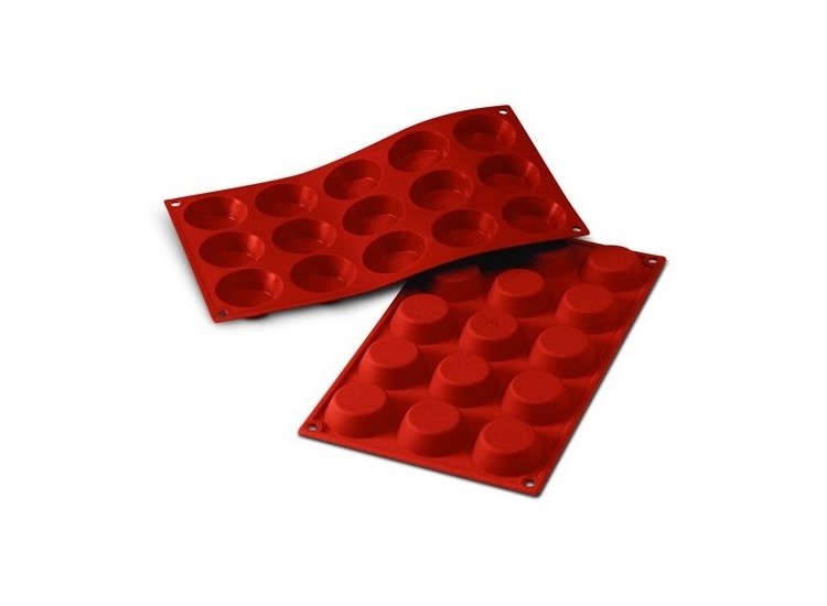 Moule en silicone professionnel Silicon Flex 300x175mm 15 tartelettes 5cm