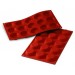Moule en silicone professionnel Silicon Flex 300x175mm 15 tartelettes 5cm