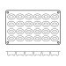 Moule en silicone professionnel Silicon Flex 300x175mm 24 savarin ovales