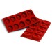 Moule en silicone professionnel Silicon Flex 300x175mm 10 savarins ovales