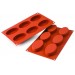 Moule en silicone professionnel Silicon Flex 300x175mm 6 formes ovales