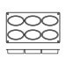 Moule en silicone professionnel Silicon Flex 300x175mm 6 formes ovales