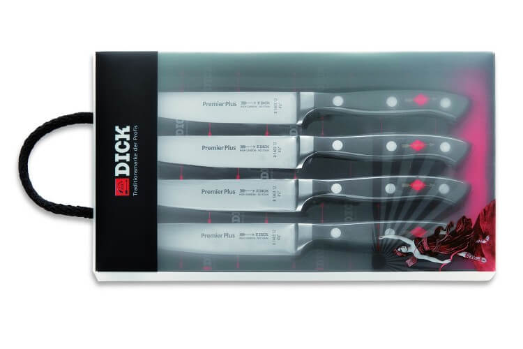 Coffret 4 couteaux à steak Dick Premier Plus lames forgés 12cm