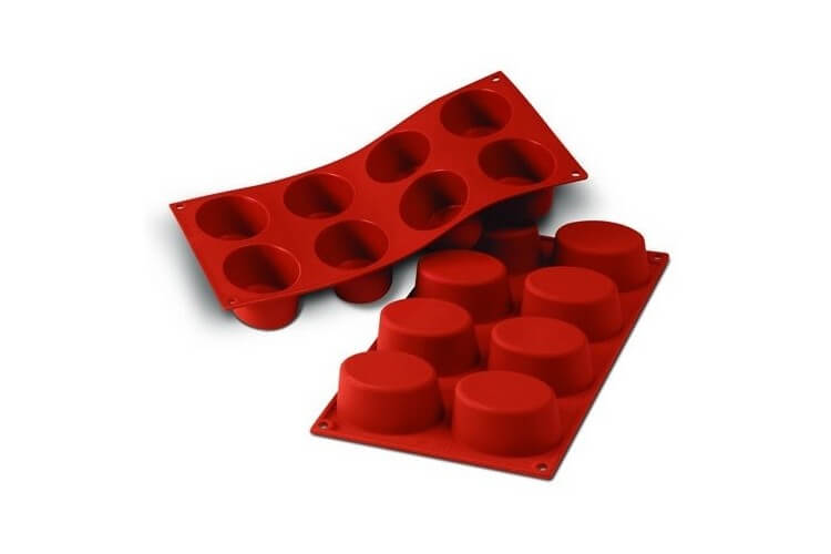 Moule en silicone professionnel Silicon Flex 300x175mm 8 formes ovales