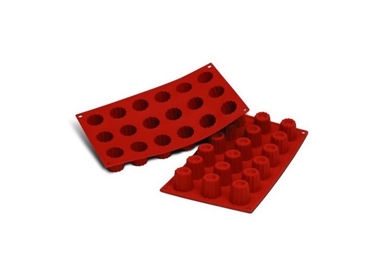 Moule en silicone professionnel Silicon Flex 300x175mm 18 mini cannel&eacute;s