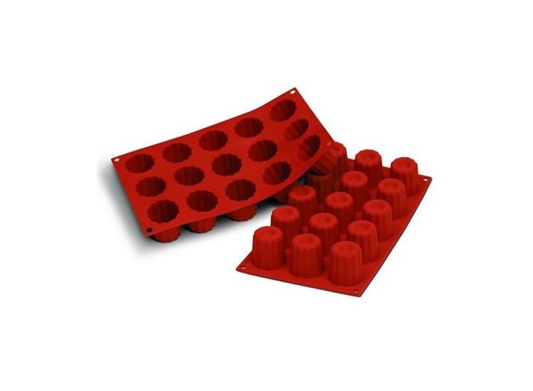 Moule en silicone professionnel Silicon Flex 300x175mm 15 mini cannel&eacute;s