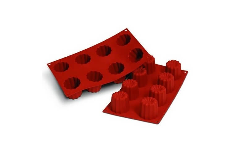 Moule en silicone professionnel Silicon Flex 300x175mm 8 canelés