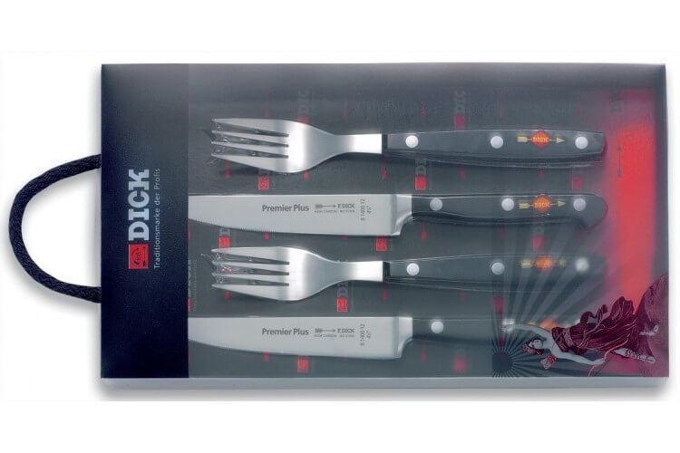 Coffret 4 couverts Dick Premier Plus lames forgés 12cm
