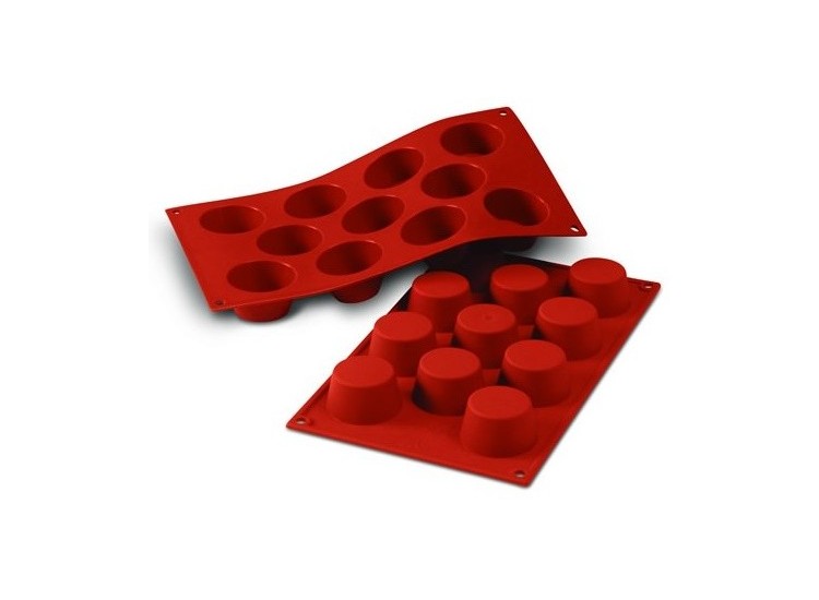 Moule en silicone professionnel Silicon Flex 300x175mm 11 mini muffins 5cm