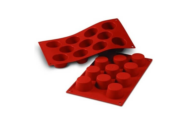 Moule en silicone professionnel Silicon Flex 300x175mm 11 mini muffins 5cm