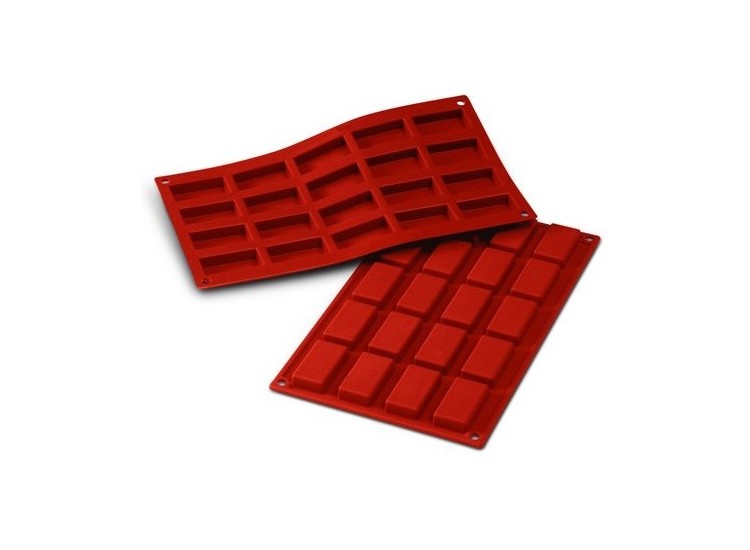 Moule en silicone professionnel Silicon Flex 300x175mm 20 mini financiers