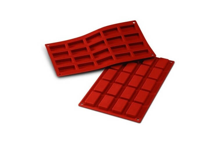 Moule en silicone professionnel Silicon Flex 300x175mm 20 mini financiers