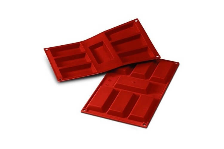 Moule en silicone professionnel Silicon Flex 300x175mm 7 financiers