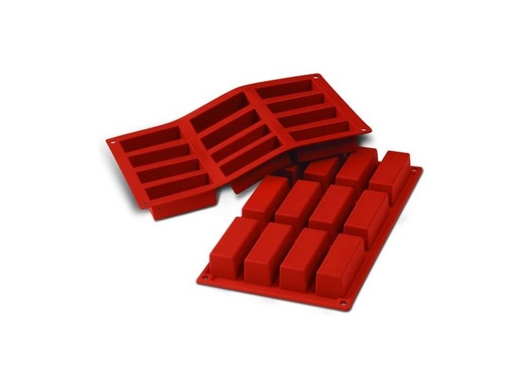 Moule en silicone professionnel Silicon Flex 300x175mm 12 mini cakes