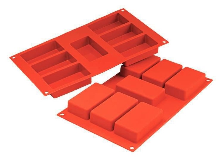 Moule en silicone professionnel Silicon Flex 300x175mm 7 cakes