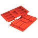 Moule en silicone professionnel Silicon Flex 300x175mm 7 cakes