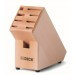Bloc en bois 6 couteaux forgés + 3 accessoires DICK Premier Plus