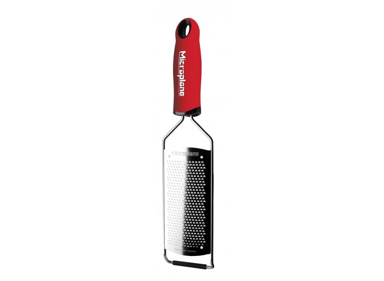R&acirc;pe Microplane Gourmet grains fins manche rouge