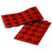 Moule en silicone professionnel Silicon Flex 300x175mm 15 petits fours ronds
