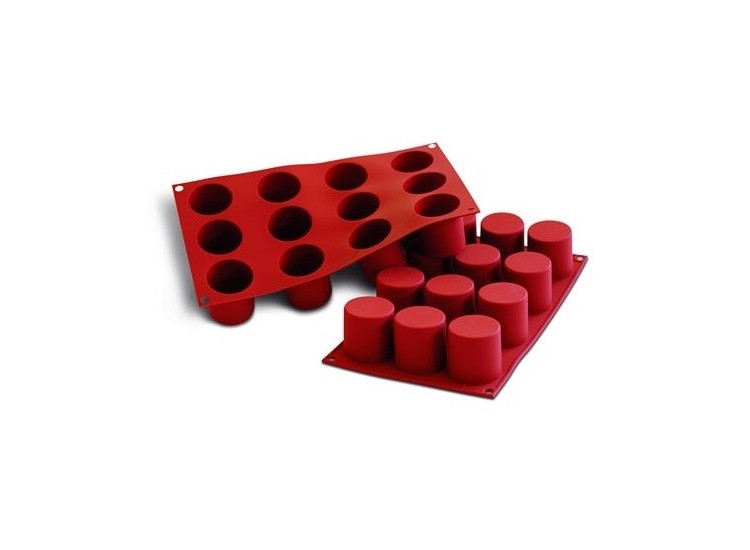 Moule en silicone professionnel Silicon Flex 300x175mm 12 cylindres