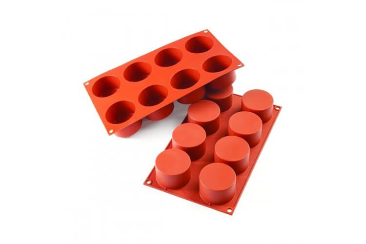 Moule en silicone professionnel Silicon Flex 300x175mm 8 cylindres