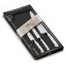 Coffret 3 couteaux Sabatier Toque blanche 100% forgé manches rivetés