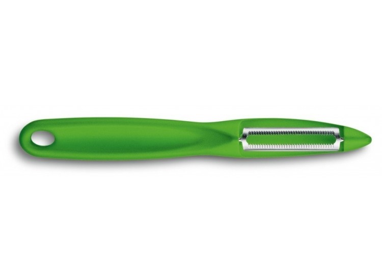 Eplucheur Victorinox vert lame double denture int&eacute;rieure