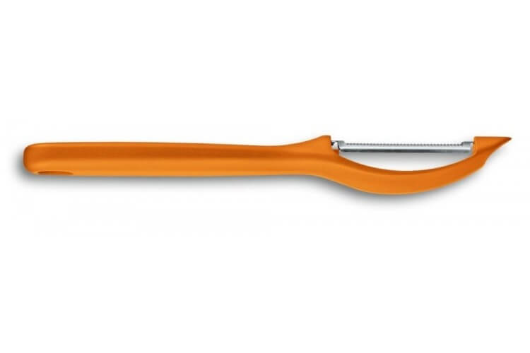 Eplucheur Victorinox orange lame double denture intérieure