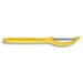 Eplucheur Victorinox jaune lame double denture intérieure