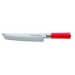 Couteau à trancher Tanto DICK Red Spirit acier inoxydable 21cm manche rouge