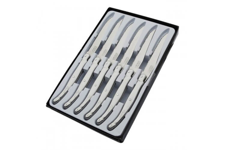 Coffret 6 couteaux de table Laguiole Tribloc
