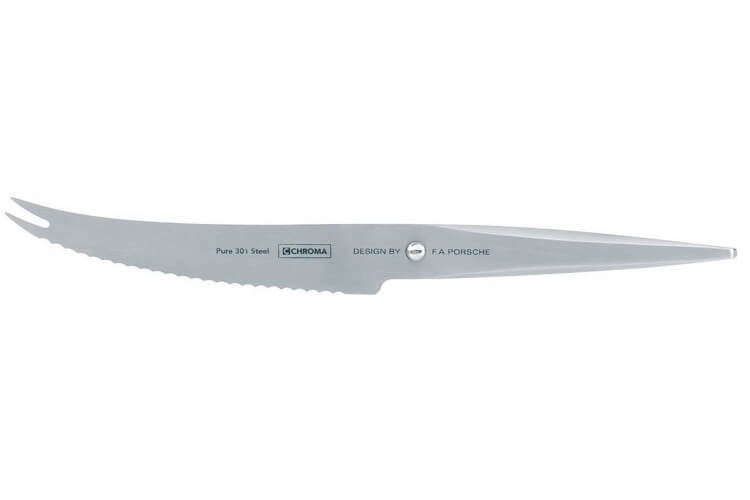 Couteau à fromage Chroma Type 301 Design by F.A. Porsche 12cm 