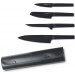 Mallette de cuisinier 4 couteaux Ron Titan acier noir Berghoff