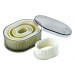 Boite de 7 découpoirs polyglass professionnels forme ovale cannelée
