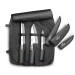 Malette Sabatier International 3 couteaux de cuisine style japonais manche Zebrano