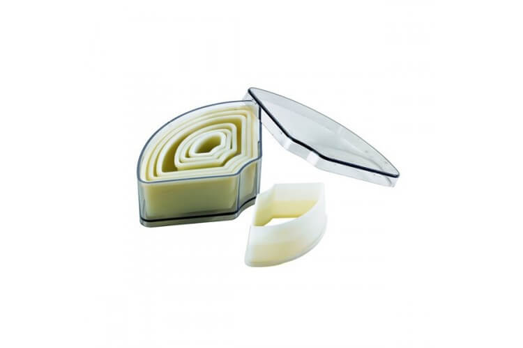 Boite de 7 découpoirs polyglass professionnels forme trapèze unie
