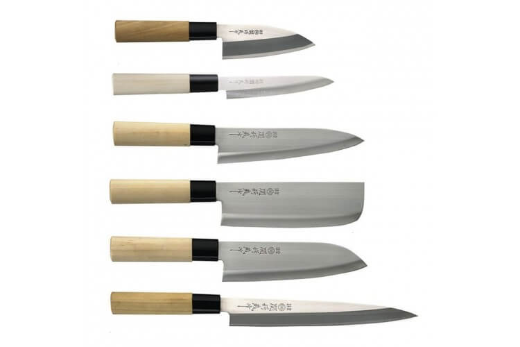 GAMME COMPLÈTE DE COUTEAUX JAPONAIS TSUBAZO