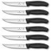 6 Couteaux à steak Gaucho lame 14cm manche noir Victorinox 6.7903.14